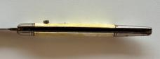 Imperial Toothpick Switchblade Knife, Cracked Ice Celluloid Scale