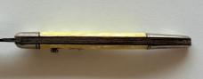 Imperial Toothpick Switchblade Knife, Cracked Ice Celluloid Scale