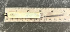 Remington Pull Ball Switchblade Knife, Cream Color Scale, Used