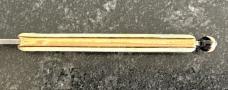 Remington Pull Ball Switchblade Knife, Cream Color Scale, Used