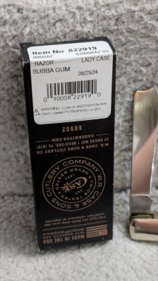 Case XX Lady Case Bubba Gum Razor - SFO SHC