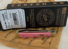 Case SFO Pink synthetic Baby Doc with brass shield and pins