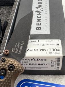Benchmade 290BK-1 Full Immunity Prototype New In Box Made In USA