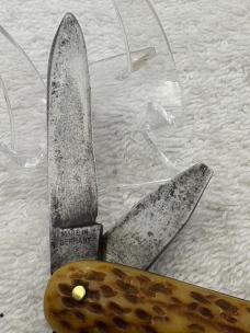 Rick A Herder Vintage Antique Cork Screw / 5 Blade Pocket Knife Made In Germany