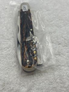 J A Henckels Friodur Vintage 2 Blade Lockback Pocket Knife W Cork Screw (120)