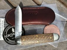 Northwoods Indian River Jack Peanut Butter Burlap Micarta