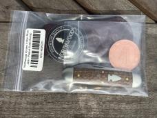 Northwoods Indian River Jack Peanut Butter Burlap Micarta