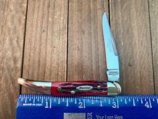 Robeson by Queen Tiny Toothpick Red Carved Stag Bone 1 of 200