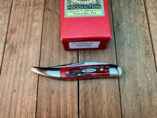 Robeson by Queen Tiny Toothpick Red Carved Stag Bone 1 of 200