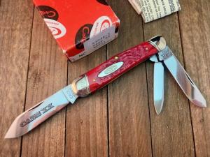 Case Classic 3 Back Spring Whittler SMKW Exclusive SFO Red Jigged Bone 1995