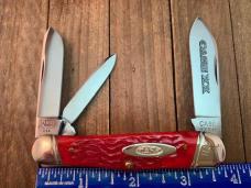 Case Classic 3 Back Spring Whittler SMKW Exclusive SFO Red Jigged Bone 1995