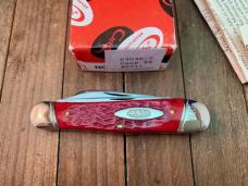 Case Classic 3 Back Spring Whittler SMKW Exclusive SFO Red Jigged Bone 1995