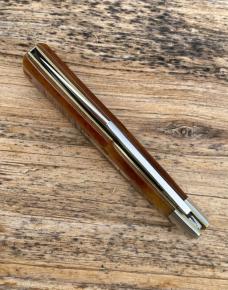 GEC NORTHFIELD ** 221124 BULLET ANTIQUE AUTUMN BONE SMOOTH CLIP POINT