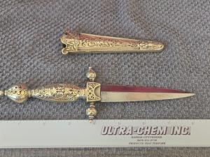 PROSTITUTE DAGGER BALL PRICK early 1800s