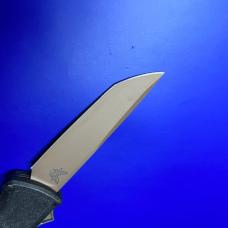 Benchmade Shootout OTF Automatic Knife 5370 Black and Tan