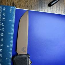 Benchmade Shootout OTF Automatic Knife 5370 Black and Tan