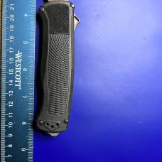 Benchmade Shootout OTF Automatic Knife 5370 Black and Tan