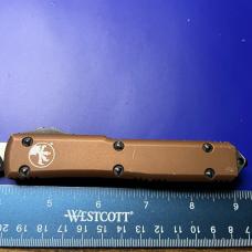 Microtech Ultratech S/E OTF Automatic Knife Tan Aluminum 121-1TA