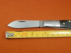 New York Knife Co Smooth Ebony Wood Barlow Knife By Cooper Cutlery Matteawan M1506E USA Made 