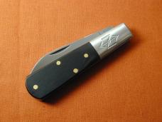 New York Knife Co Smooth Ebony Wood Barlow Knife By Cooper Cutlery Matteawan M1506E USA Made 