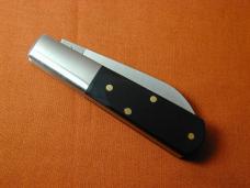 New York Knife Co Smooth Ebony Wood Barlow Knife By Cooper Cutlery Matteawan M1506E USA Made 