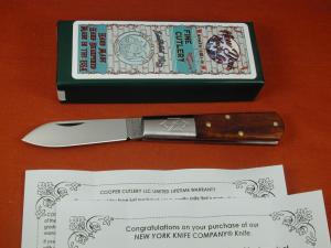 New York Knife Co Smooth Antique Bone Barlow Knife By Cooper Cutlery Matteawan M1506ABS USA Made 