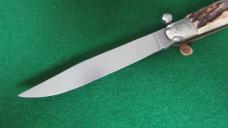 RARE c. 1950's Large "RAPID" Knarly STAG Stainless Steel ITALY MINT !