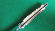 RARE c. 1950's Large "RAPID" Knarly STAG Stainless Steel ITALY MINT !