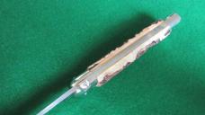 RARE c. 1950's Large "RAPID" Knarly STAG Stainless Steel ITALY MINT !