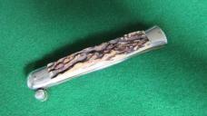RARE c. 1950's Large "RAPID" Knarly STAG Stainless Steel ITALY MINT !
