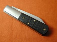 New York Knife Co Sawcut Ebony Wood Barlow Knife By Cooper Cutlery Matteawan M1506ESC  USA Made NMIB