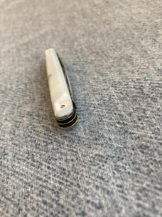 RARE Antique, R. SCHOFIELD, 59 MOORFIELD, LIVERPOOL, 4-Blade, Genuine-Mother-of-Pearl, Pocket Knife