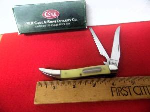 CASE XX 2007 YELLOW FISH KNIFE 320094 UNUSED 4-14quot IN BOX