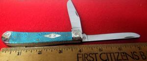 CASE XX 2022 BLUE SCALES 6254 TRAPPER SCROLLED BOLSTER UNUSED