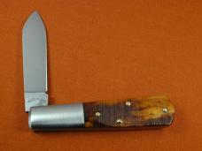 New York Knife Co Sawcut Antique Bone Barlow Knife By Cooper Cutlery Matteawan M1506ABSC USA Made 