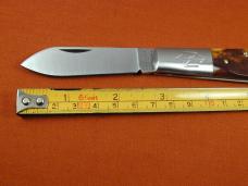 New York Knife Co Sawcut Antique Bone Barlow Knife By Cooper Cutlery Matteawan M1506ABSC USA Made 