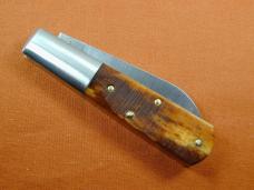 New York Knife Co Sawcut Antique Bone Barlow Knife By Cooper Cutlery Matteawan M1506ABSC USA Made 