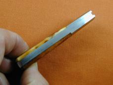 New York Knife Co Sawcut Antique Bone Barlow Knife By Cooper Cutlery Matteawan M1506ABSC USA Made 