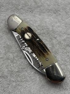 Remington 2000 Wildlife Knife Ltd Ed 1 / 1500 Stag Handles Black Bear
