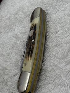 Remington 2000 Wildlife Knife Ltd Ed 1 / 1500 Stag Handles Black Bear