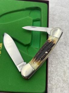 Remington 2000 Wildlife Knife Ltd Ed 1 / 1500 Stag Handles Black Bear