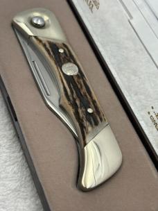 Explorer Loc Blok 1 Blade Folding Pocket Knife Made In Solingen Germany Rare & Hard To Find