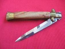 Older 9" TULIP WOOD Bayonet BLADE ITALIAN STILETTO Knife