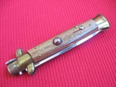 Older 9" TULIP WOOD Bayonet BLADE ITALIAN STILETTO Knife
