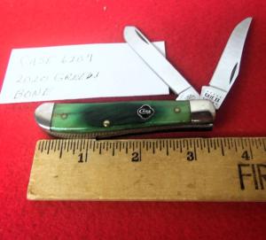 Case XX USA 2000 Turquoise Jigged Bone 61549L SS Copperlock