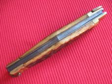 Rare Large Size Bone Leverlock Switchblade Knife - 10"