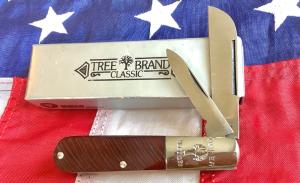 Vintage Boker 2 Blade Barlow w/ Brown Derlin Handles -NOS