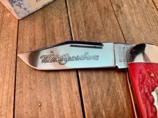 Case Classic Whittler Red Banana Jigged Bone Bomb Shield 1991