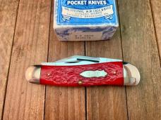 Case Classic Whittler Red Banana Jigged Bone Bomb Shield 1991