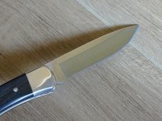 Buck 110 Folding Hunter Knife - Nickel Silver Drop Point 420HC Blade - NEW